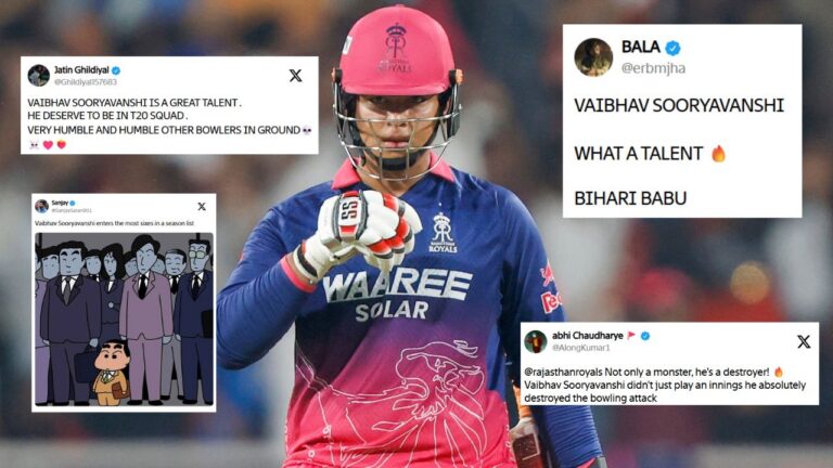 Internet Bows Down To Vaibhav Sooryavanshi After 29-Ball 97 Madness In IPL Elimi – वैभव सूर्यवंशी का तूफानी प्रदर्शन: IPL एलिमिनेटर में 29 गेंदों में 97 रनों की ऐतिहासिक पारी